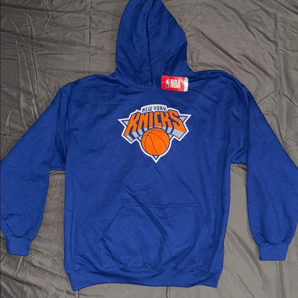 NBA Blue New York Knicks Hoodie - Picture 1 of 1